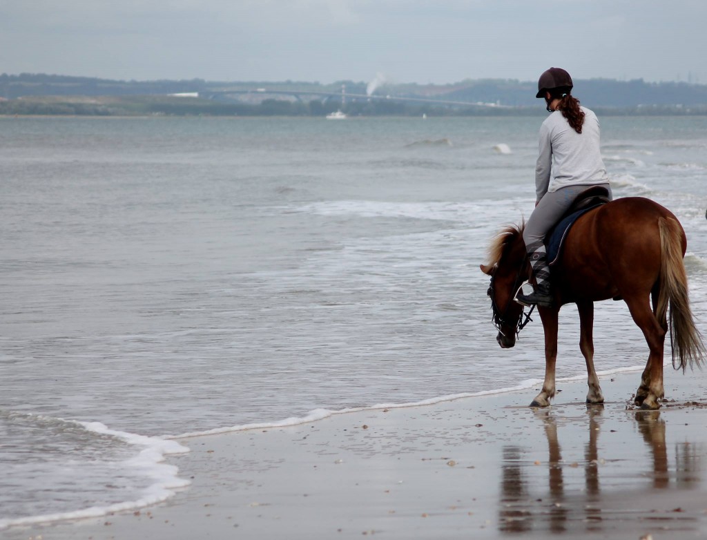 La plage à cheval 