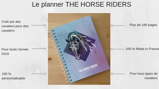 Planner équestre THE HORSE RIDERS